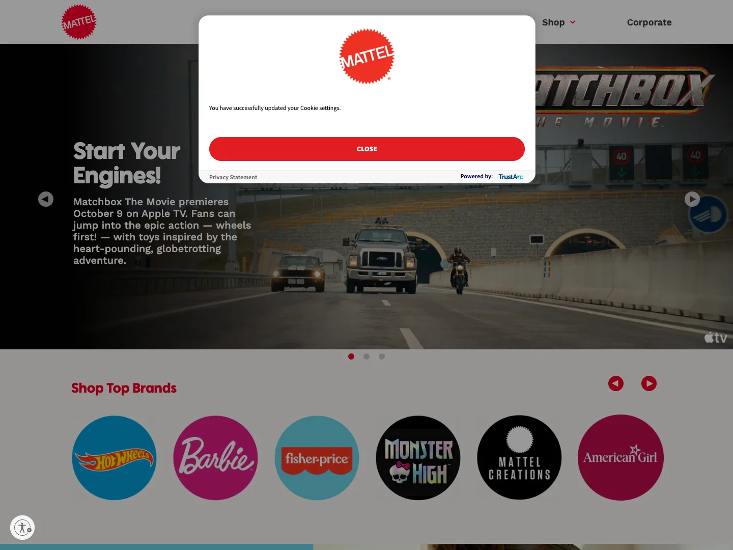 Mattel website