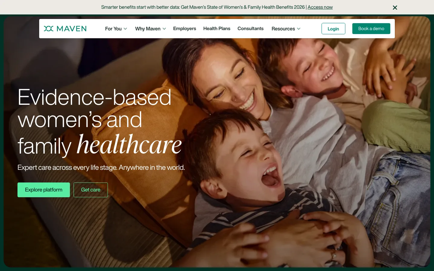 Mavenclinic website