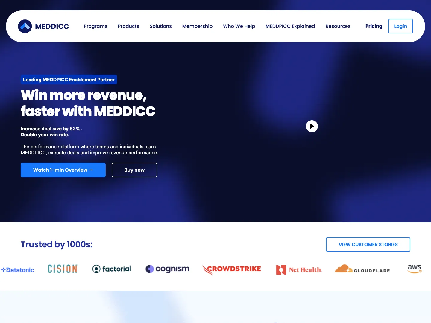 MEDDICC website