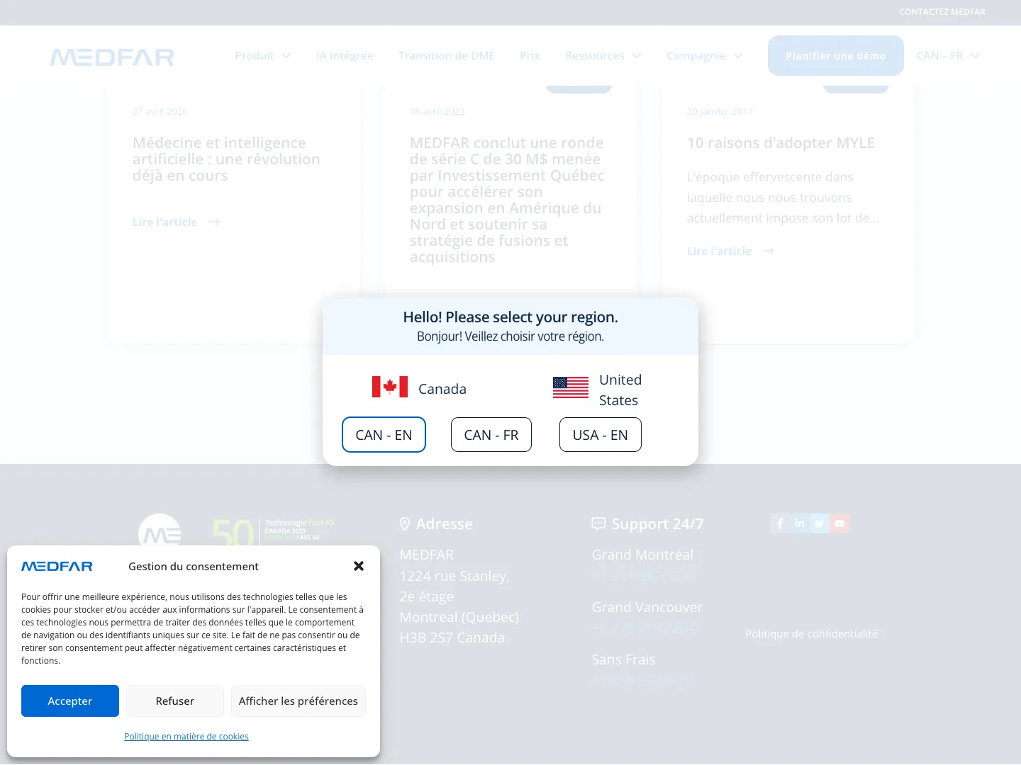 MEDFAR website