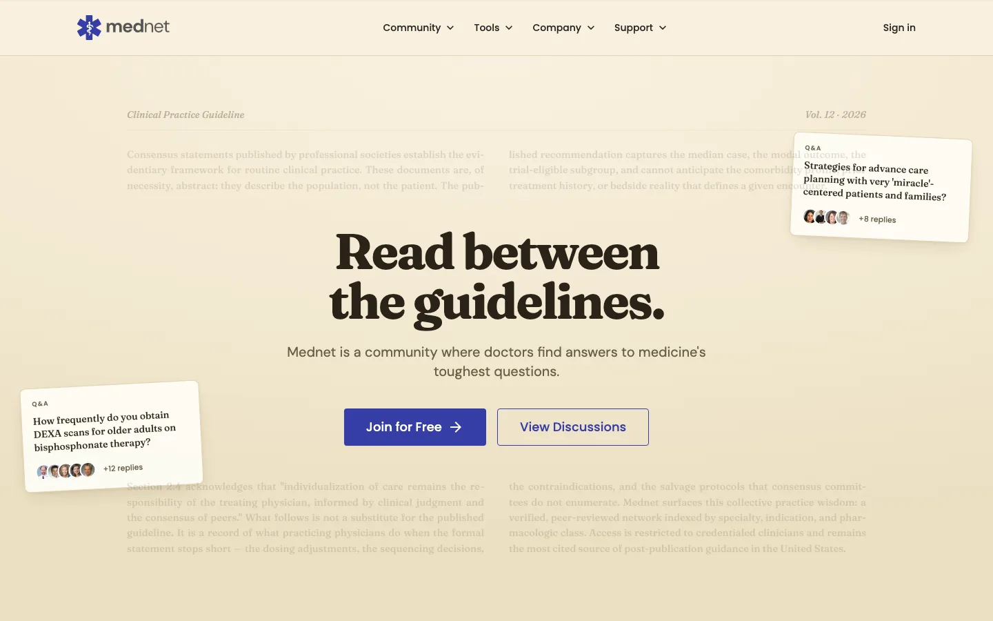 Mednet website