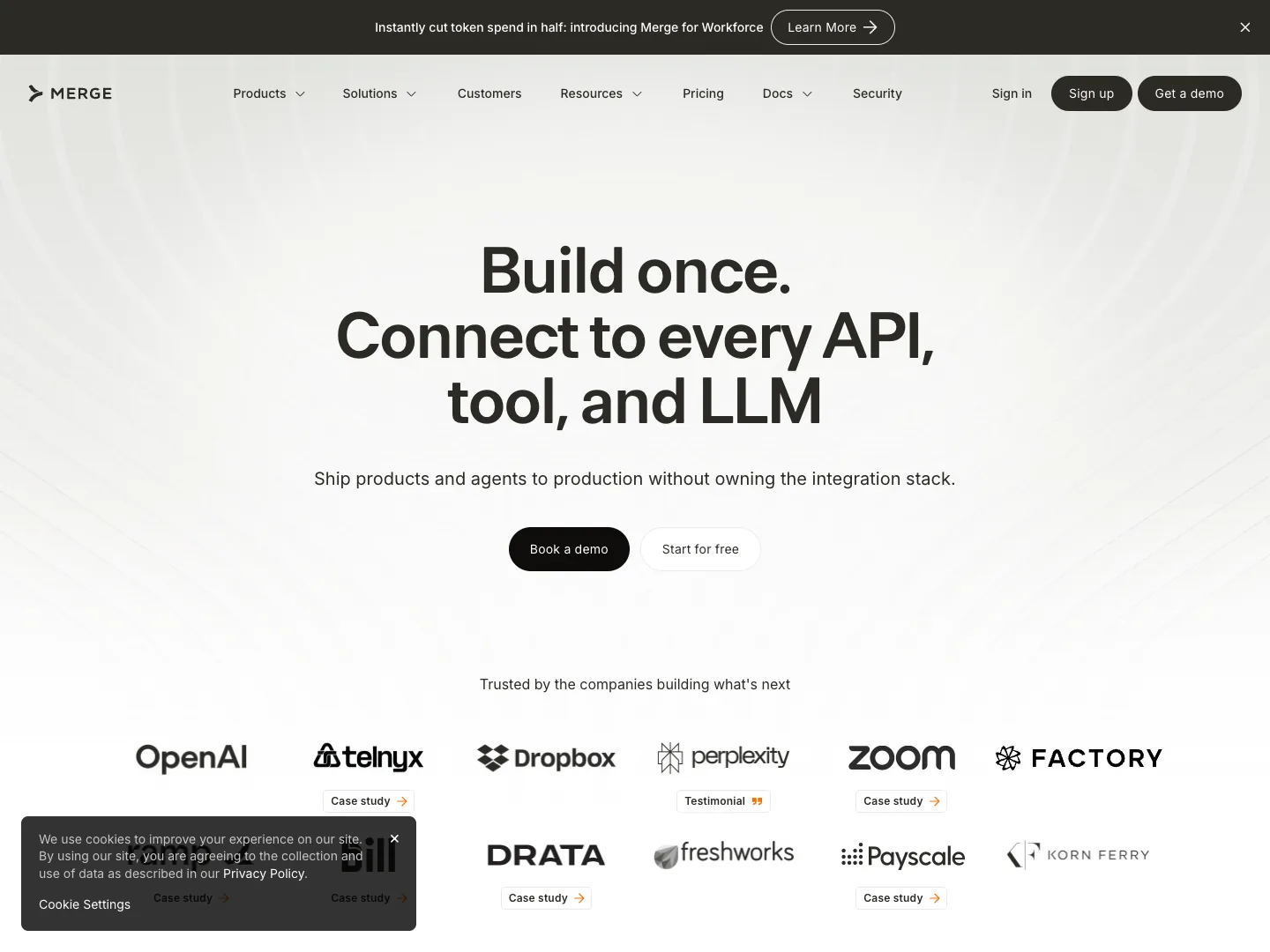 Merge website