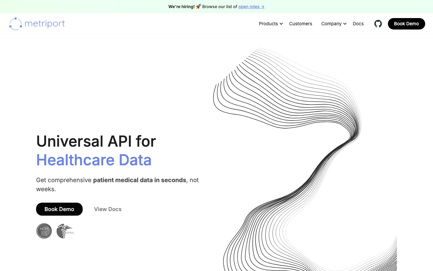 Metriport website