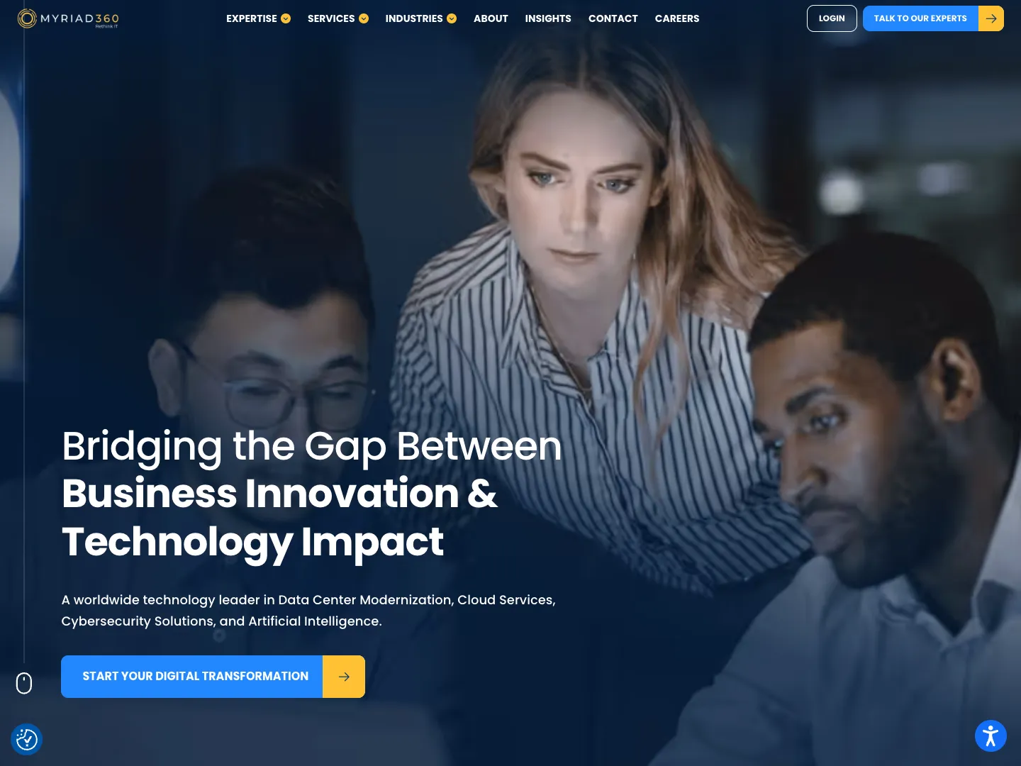 Myriad360 website