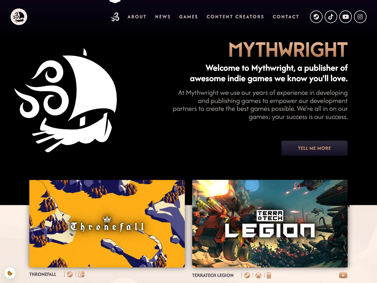 Mythwright website