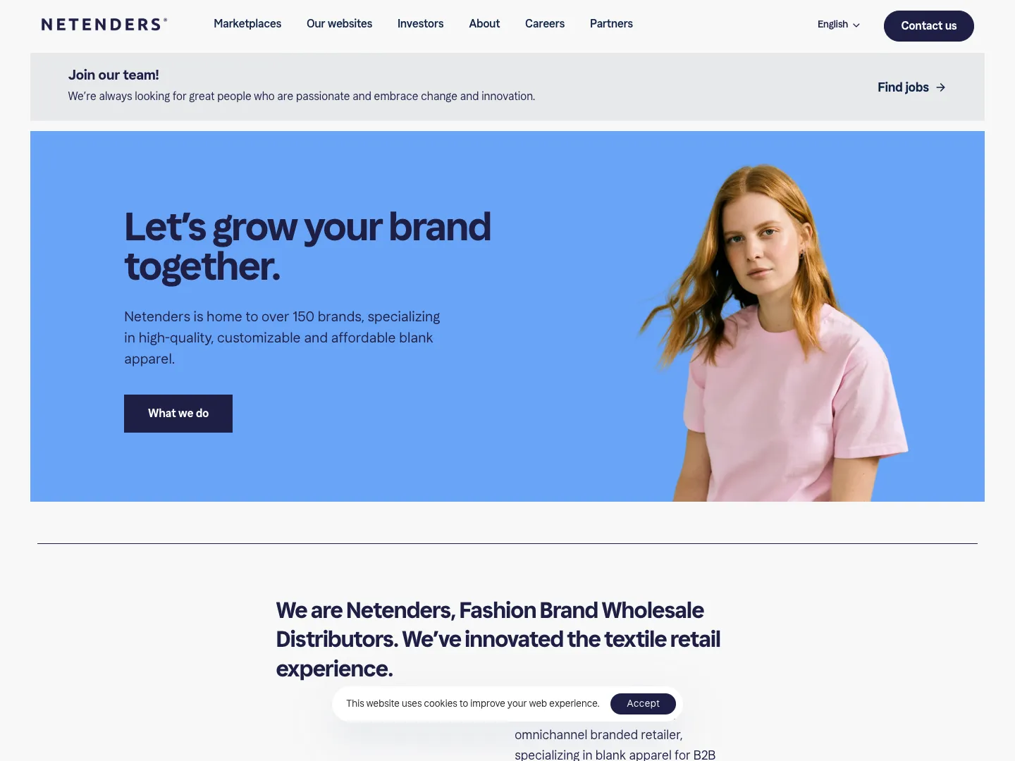 Netenders website
