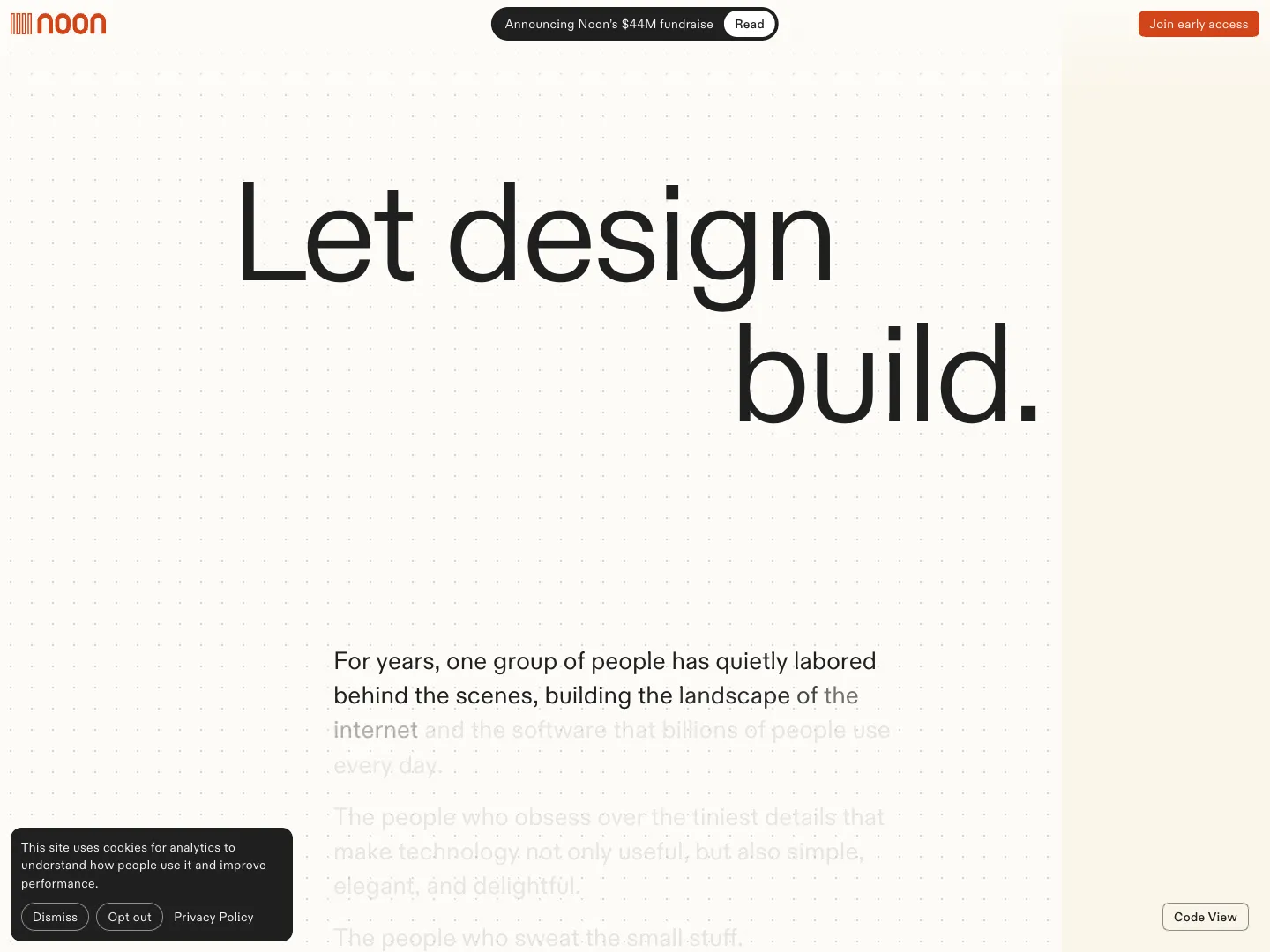 Noon Design website