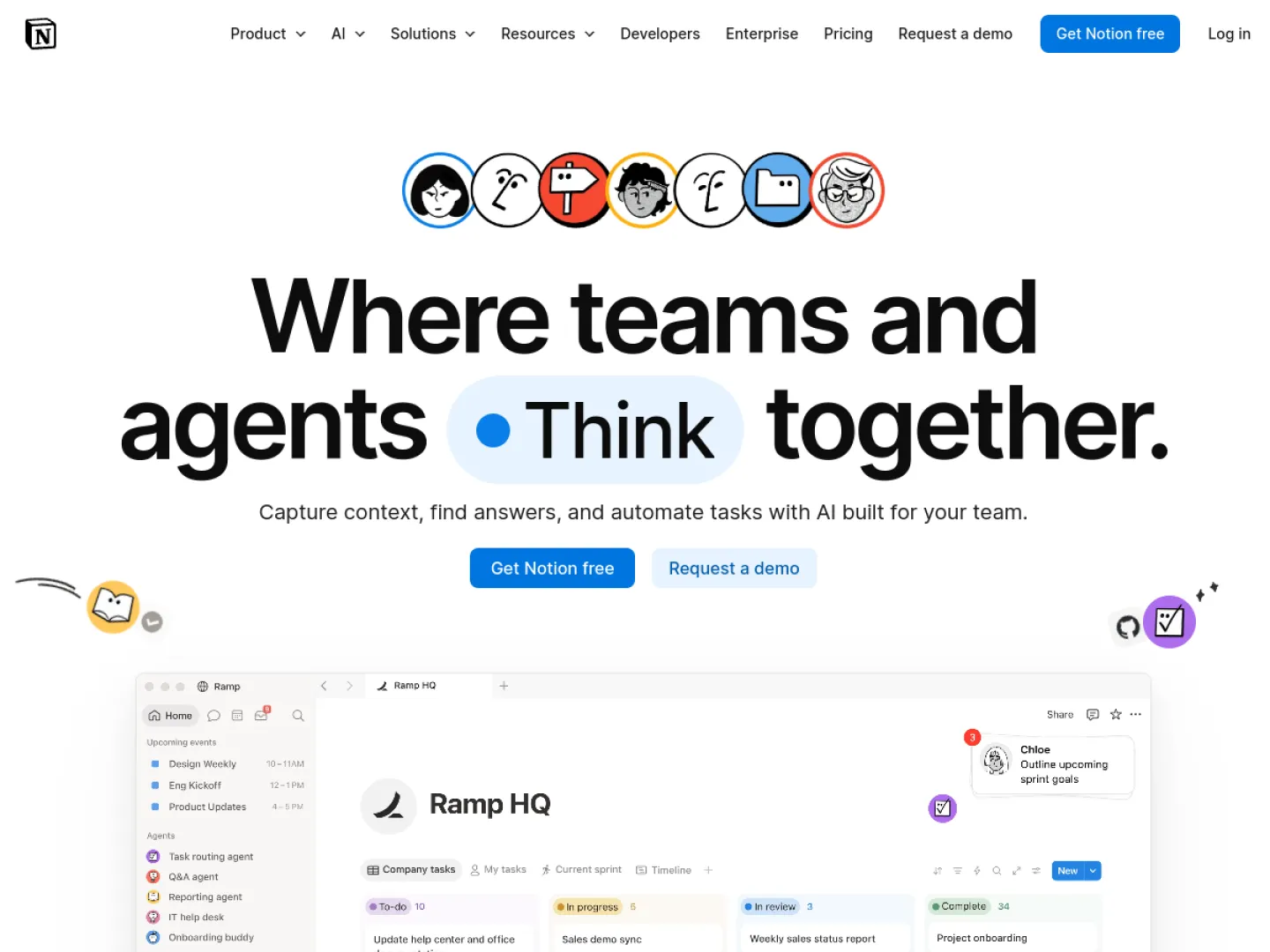 Notion website