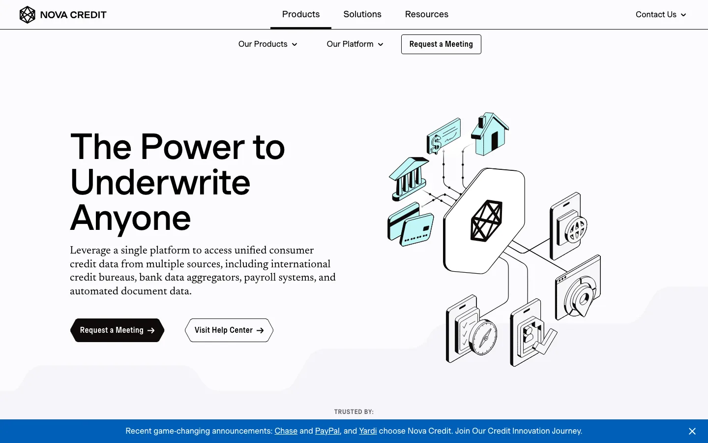 Novacredit website