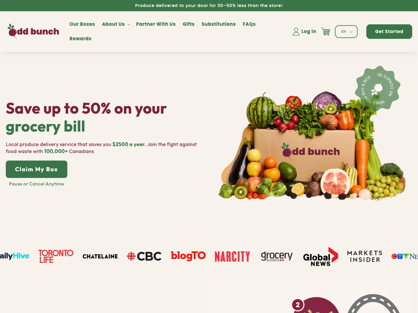 Odd Bunch website