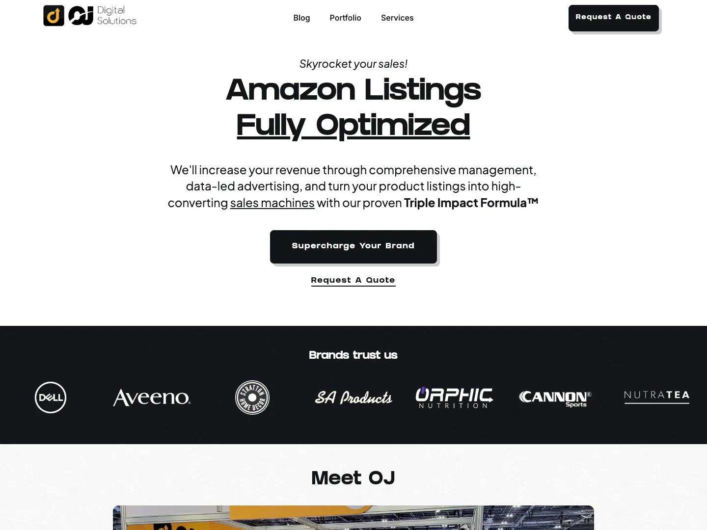 OJ Digital Solutions website