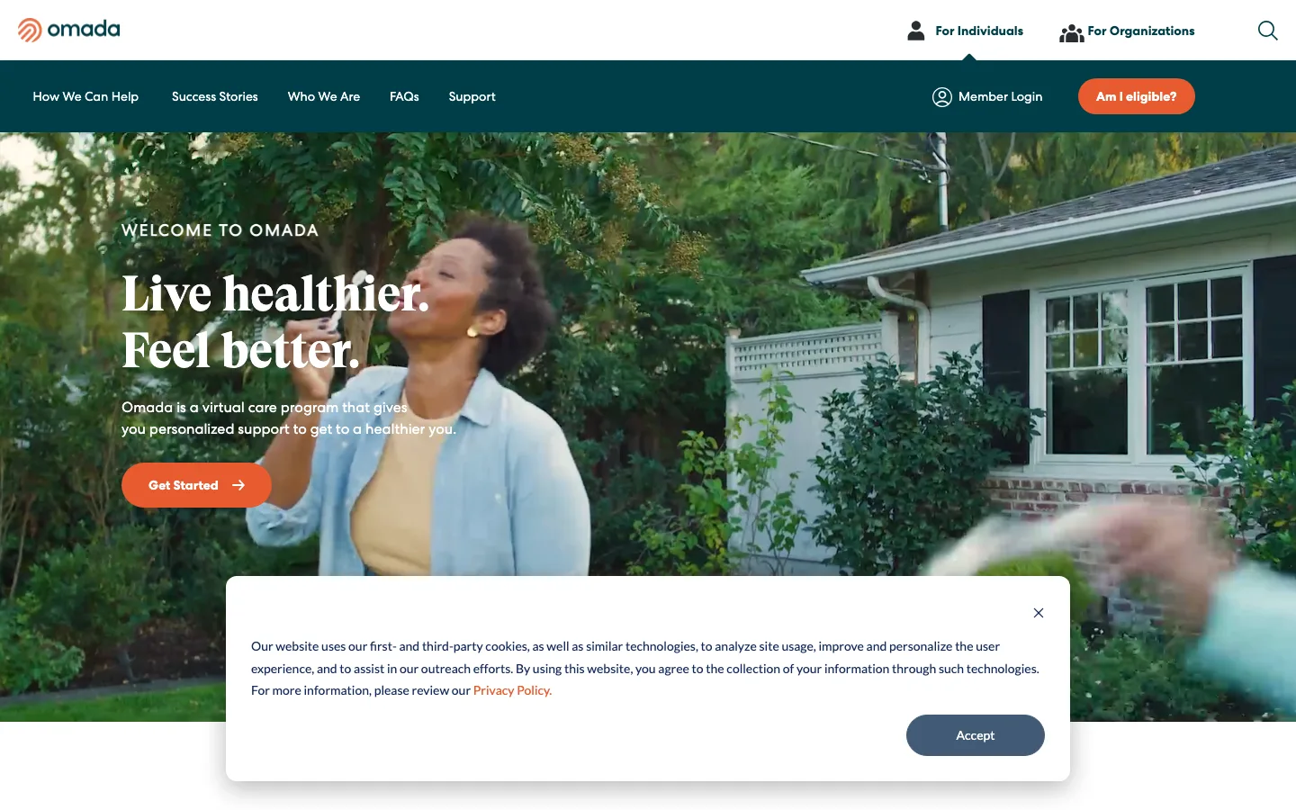 Omadahealth website