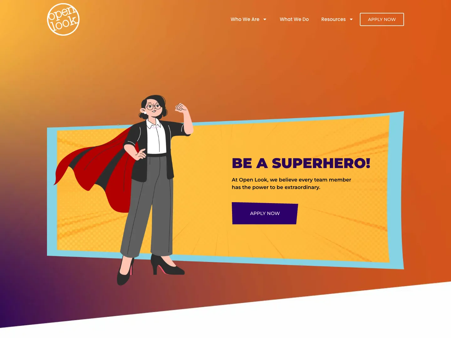 Open Look Business Solutions Inc. website