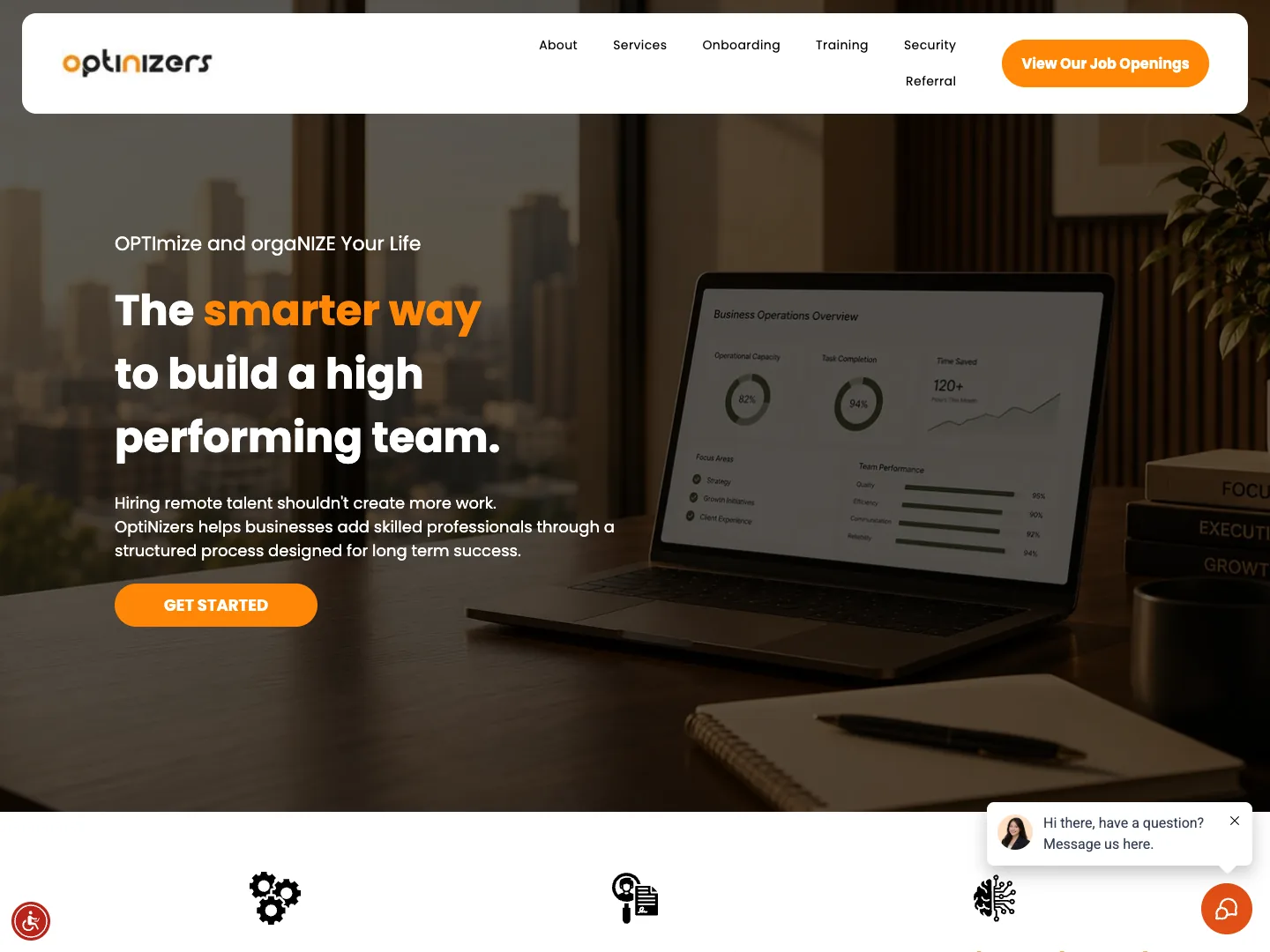 OptiNizers website