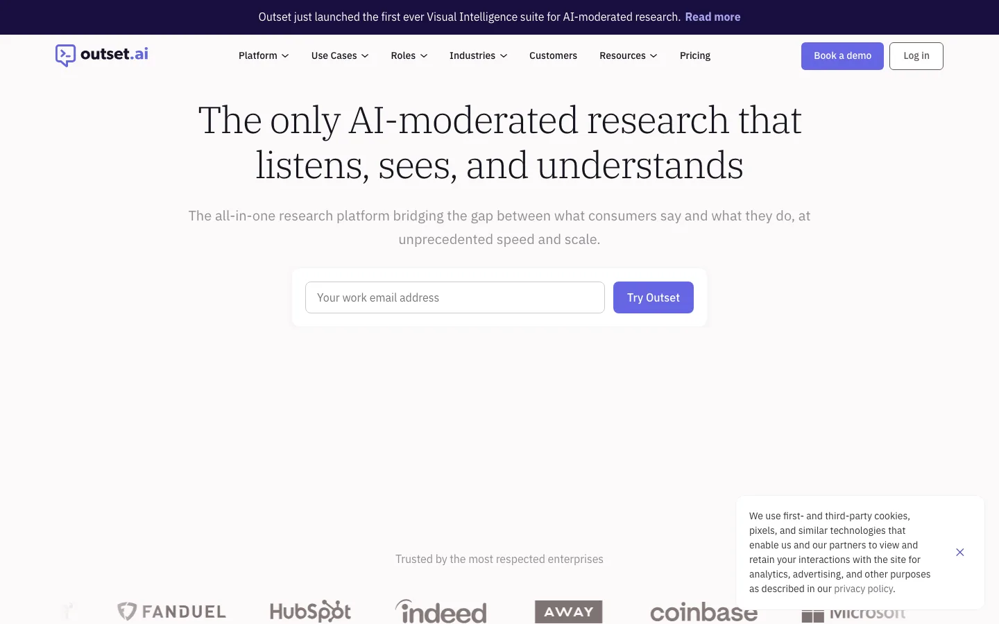 Outset website