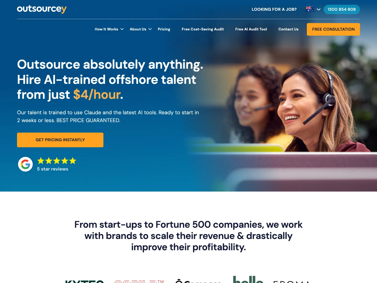 Outsourcey website