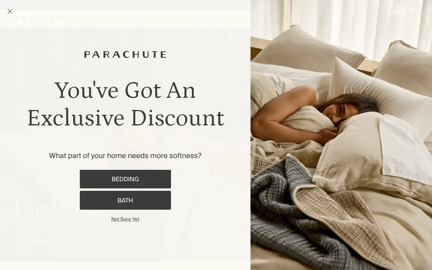 Parachutehome website