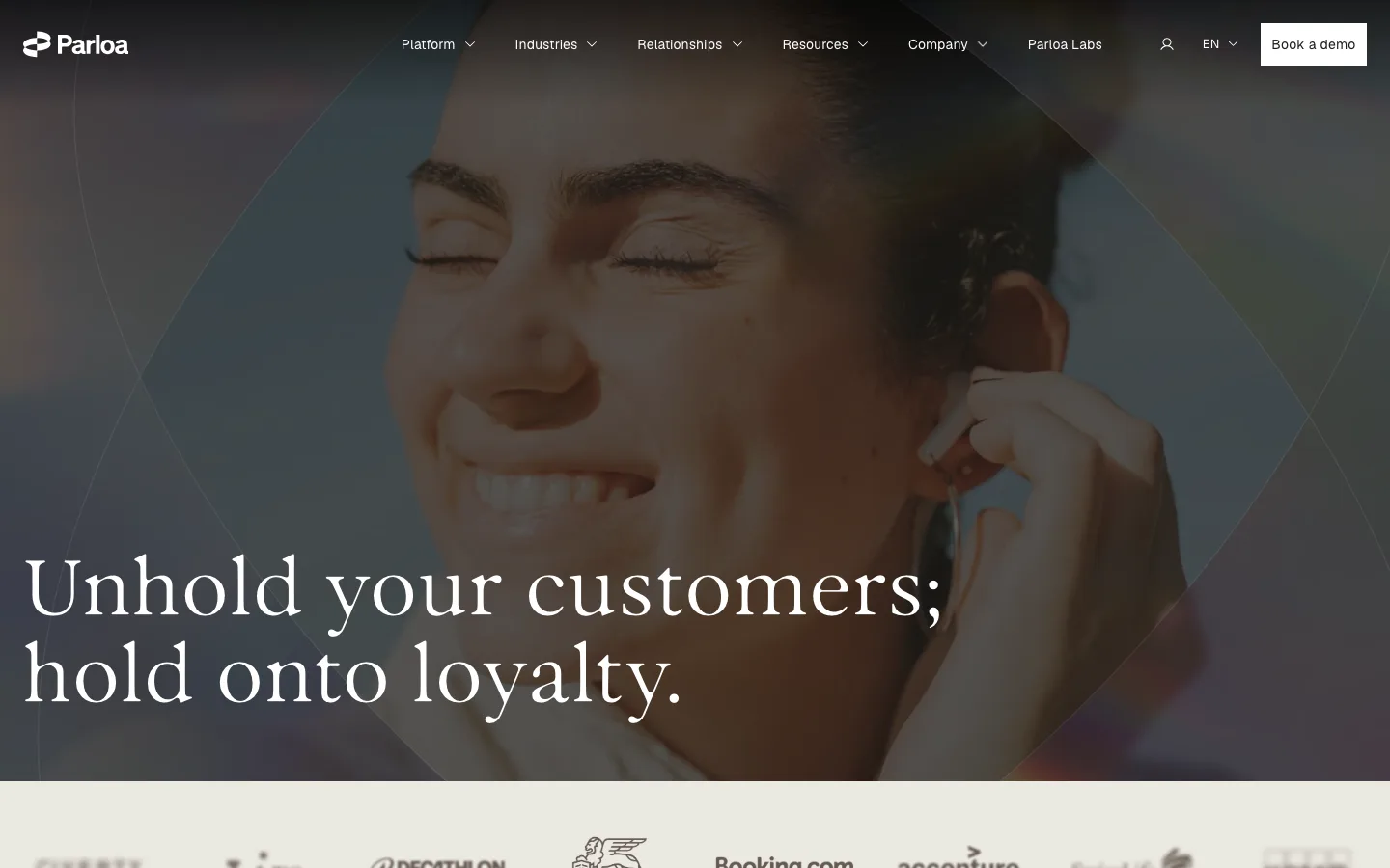 Parloa website