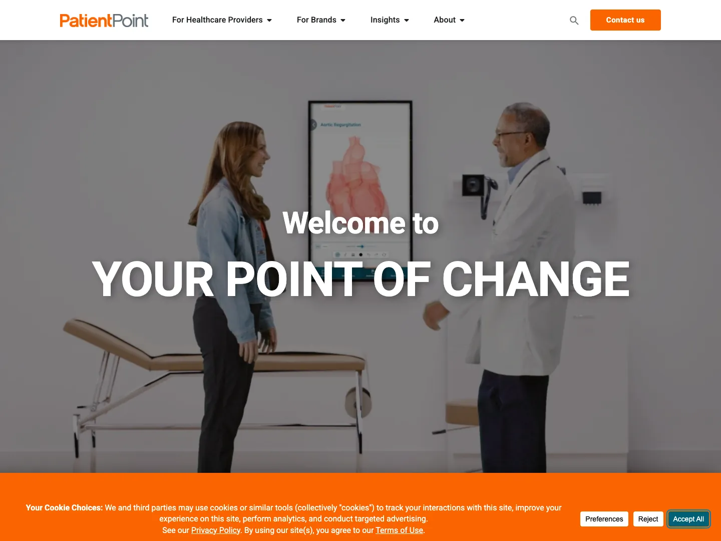 PatientPoint website