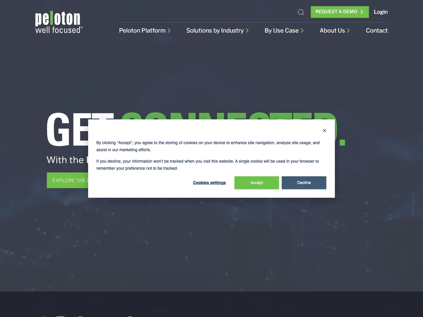 Peloton website