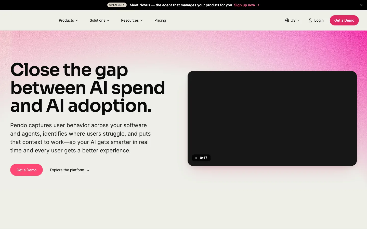 Pendo website
