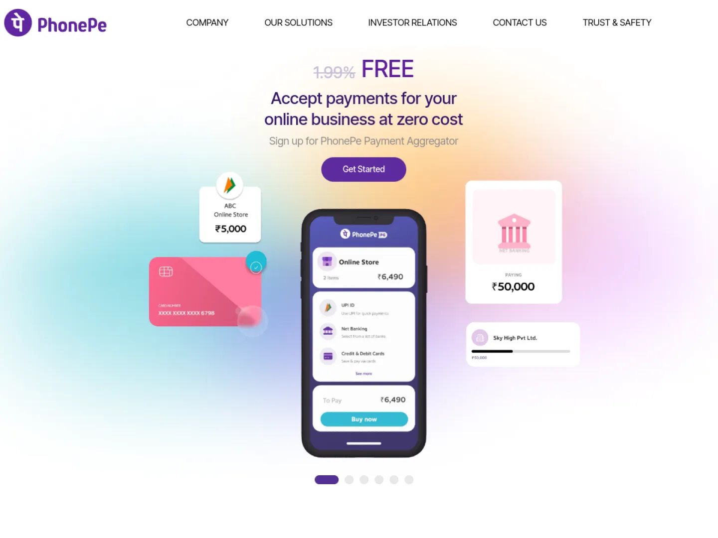 Phonepe website