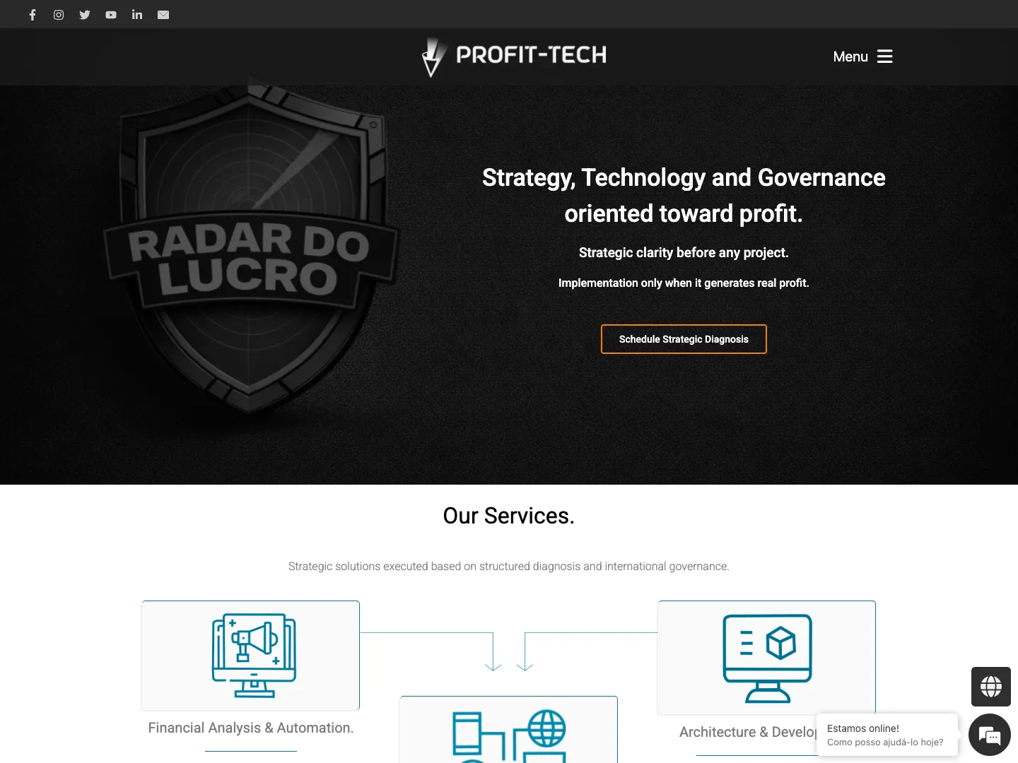 Profit-Tech website