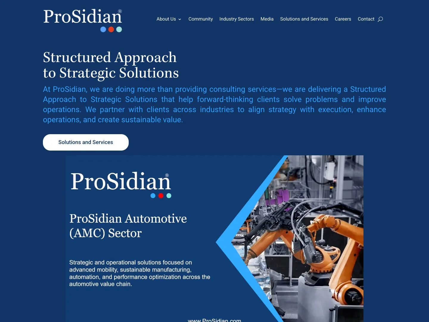 ProSidian Consulting, LLC website