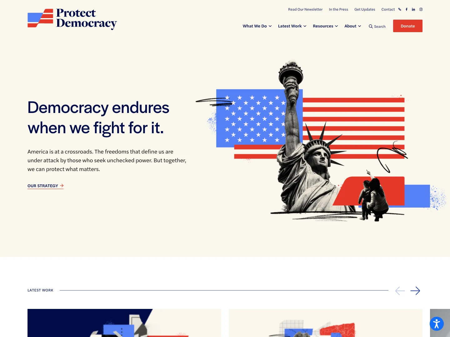Protect Democracy website