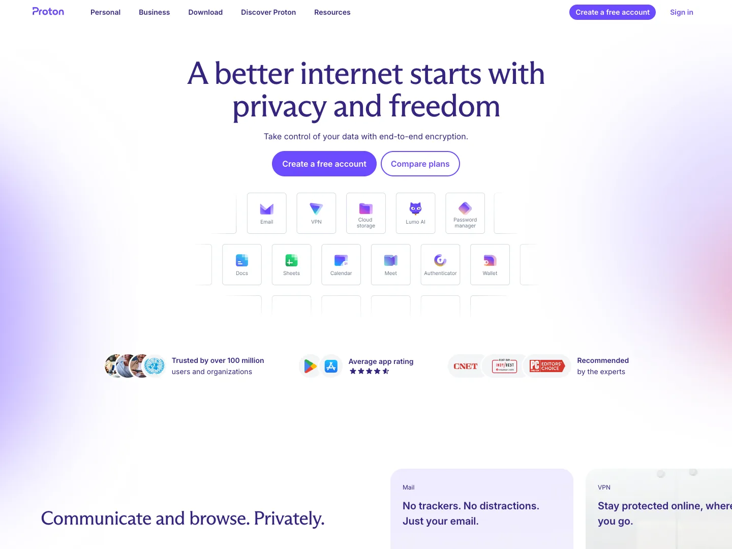 Proton website