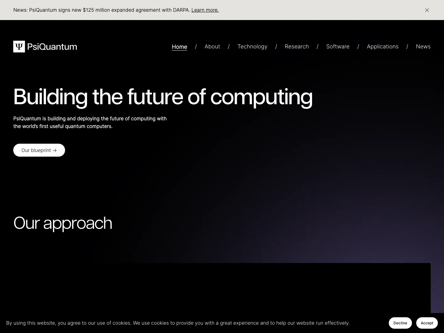 Psiquantum website