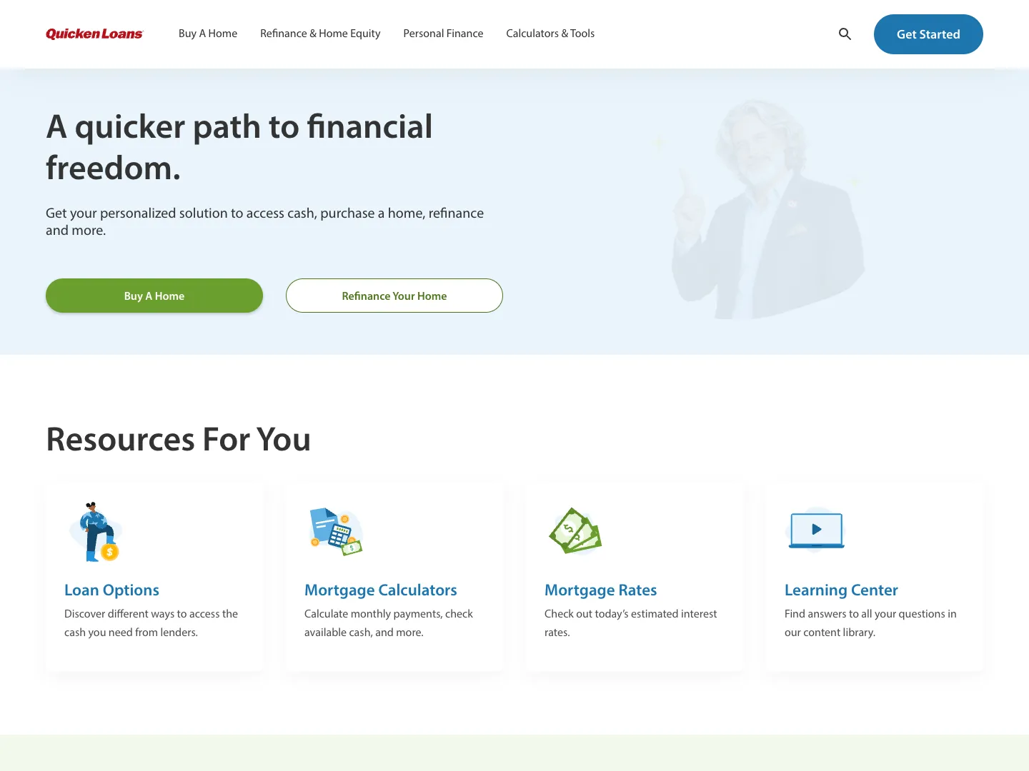 Quicken Loans website