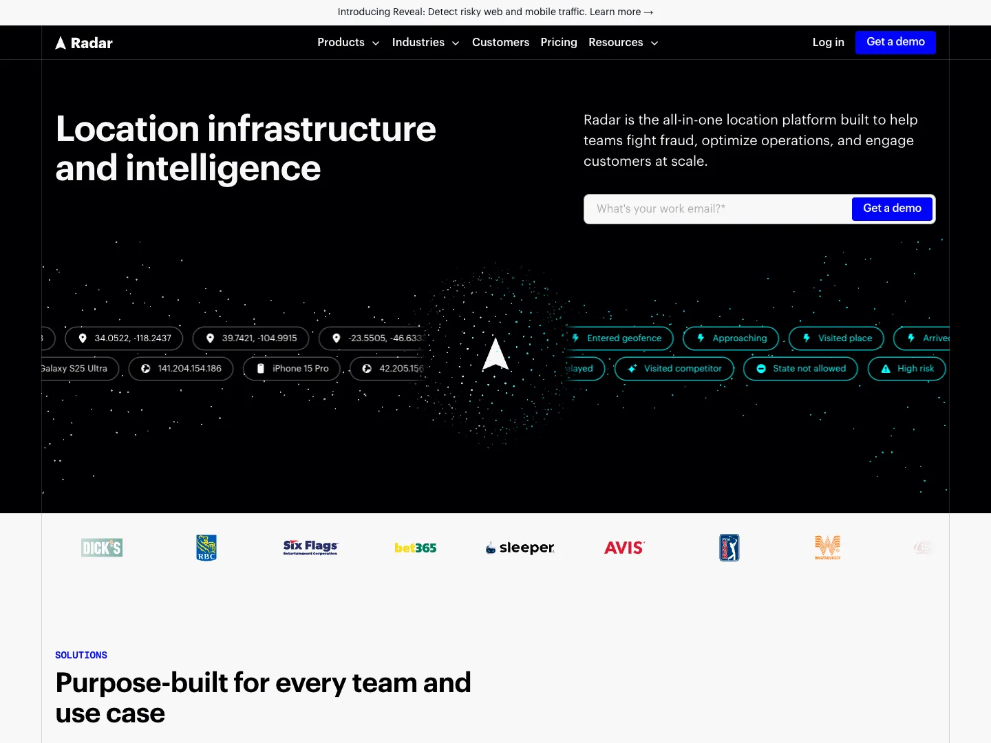 Radar website