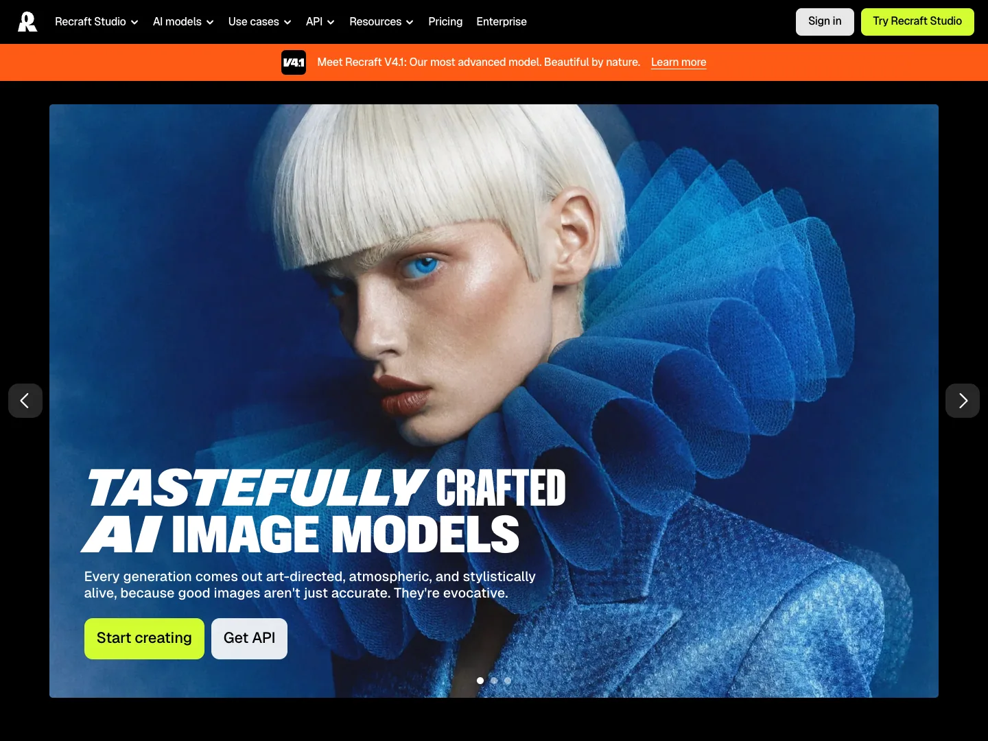 Recraft website