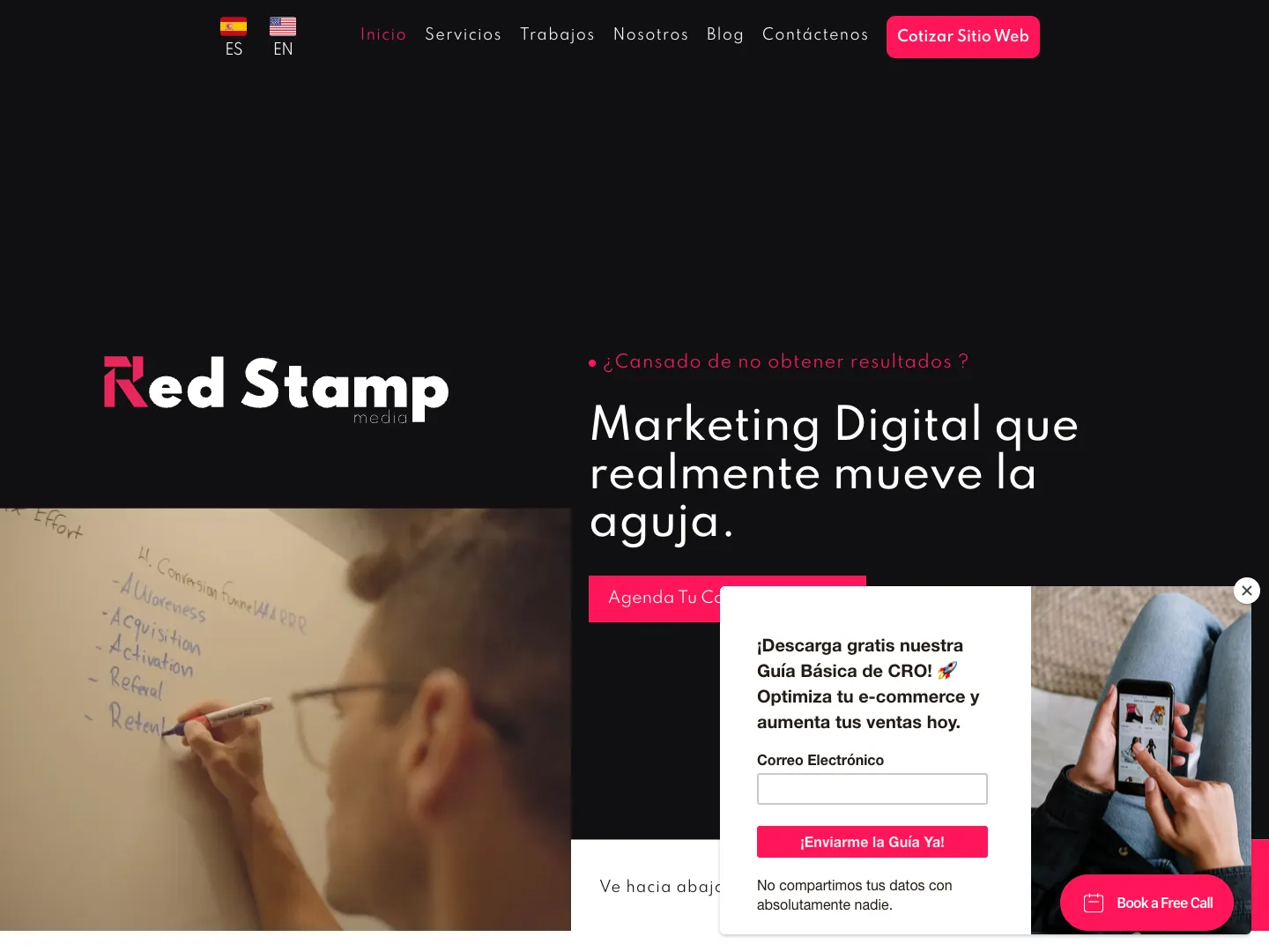 Red Stamp Media website