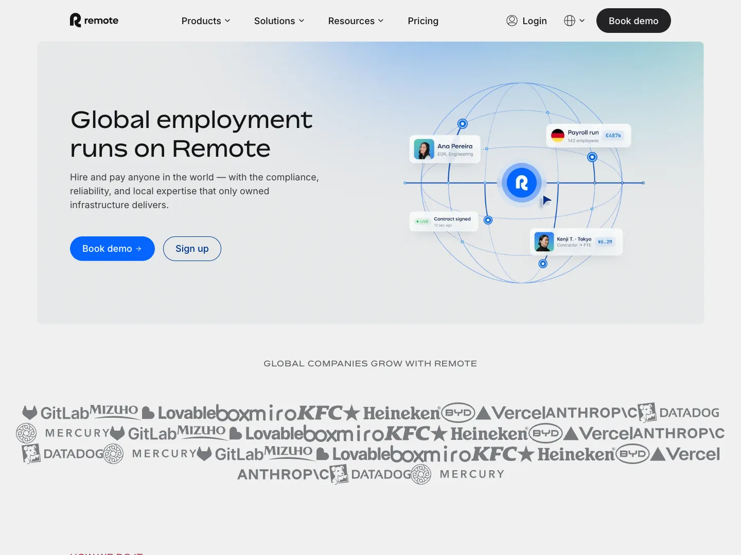 Remote website