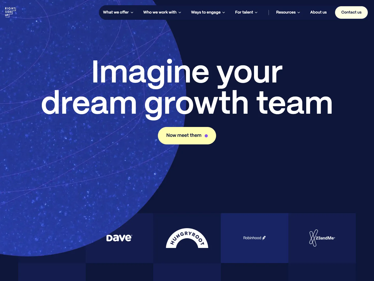 Right Side Up website
