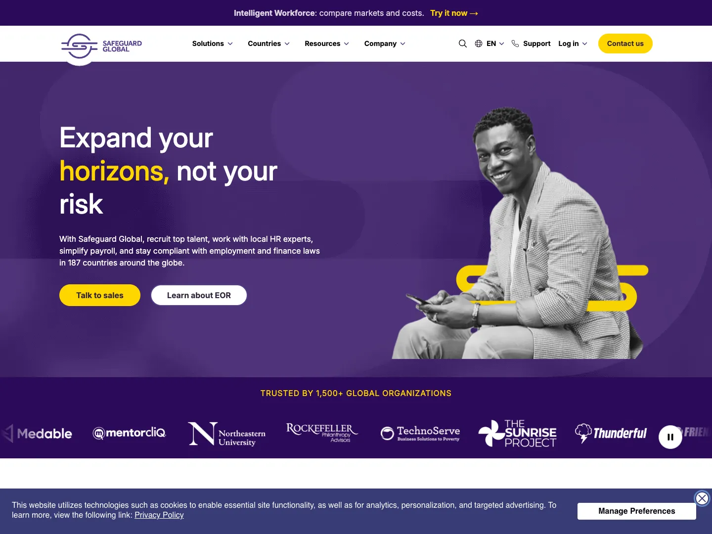 Safeguard Global website