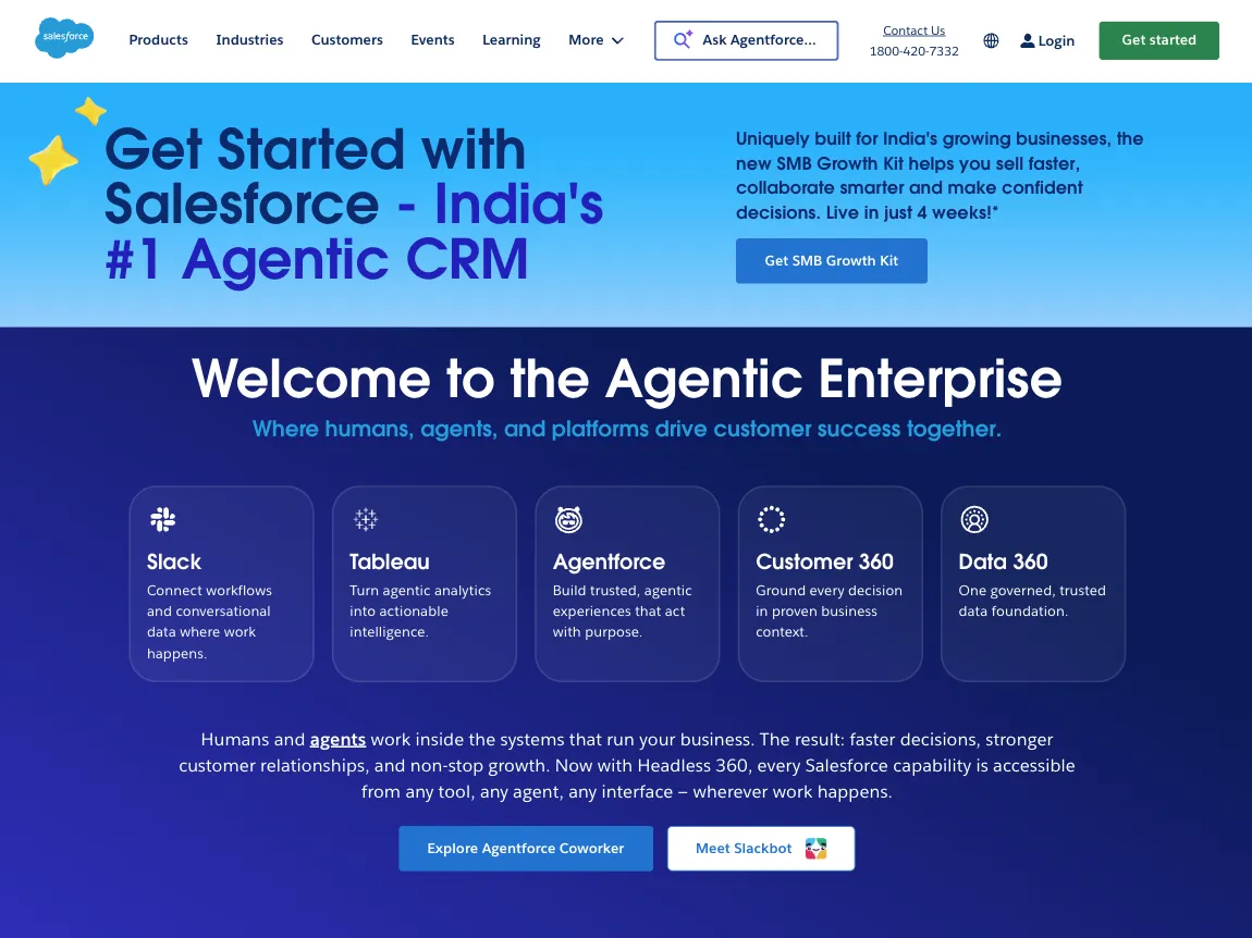 Salesforce website