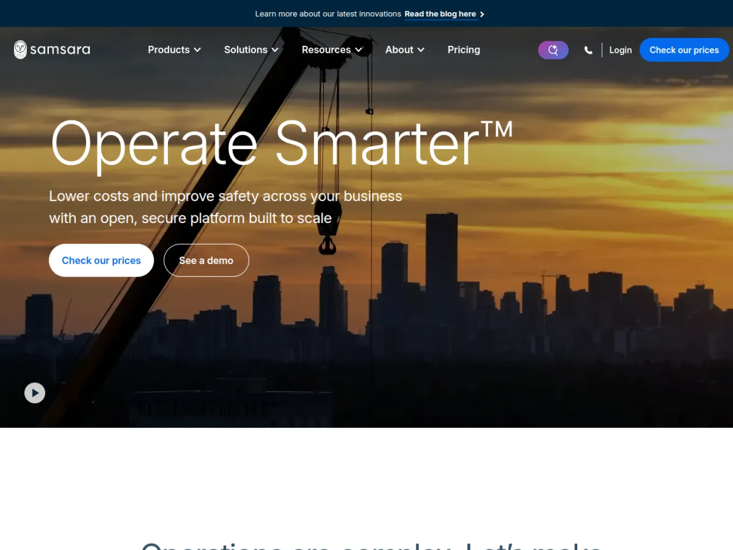 Samsara website