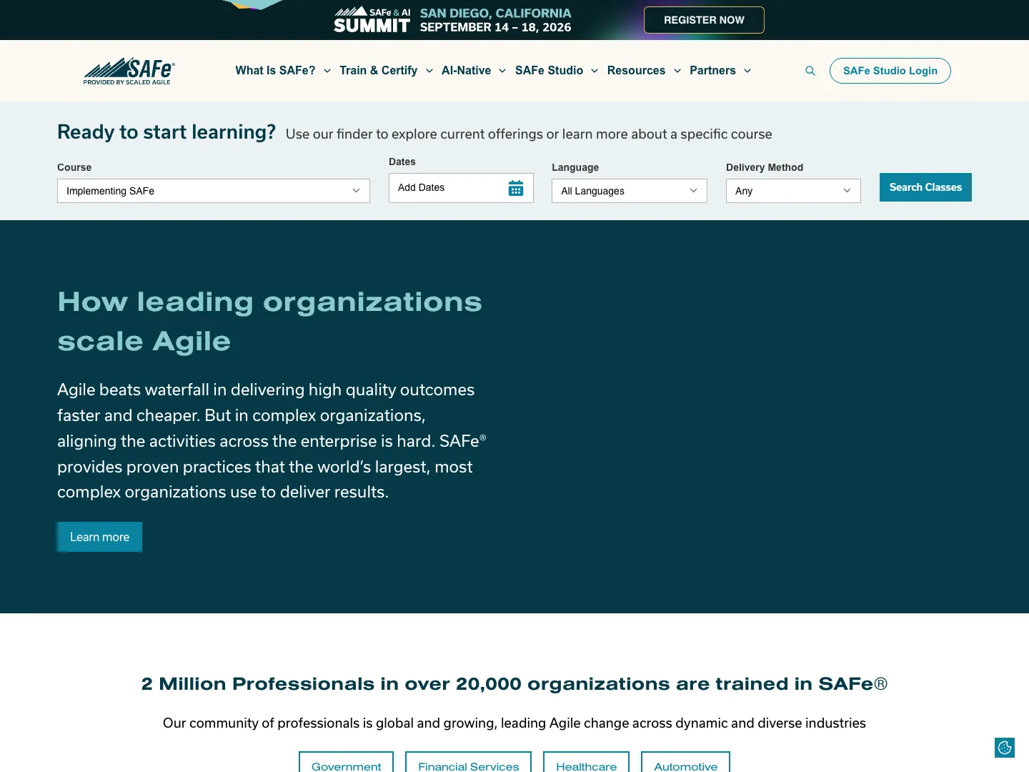 Scaled Agile Inc website