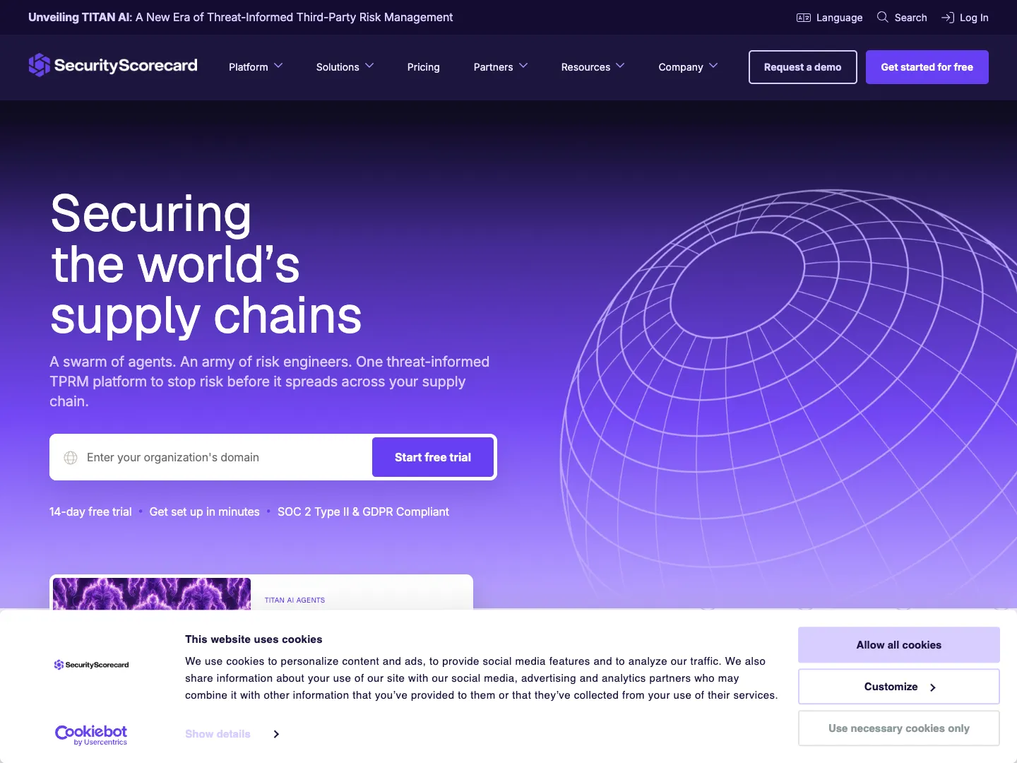 SecurityScorecard website
