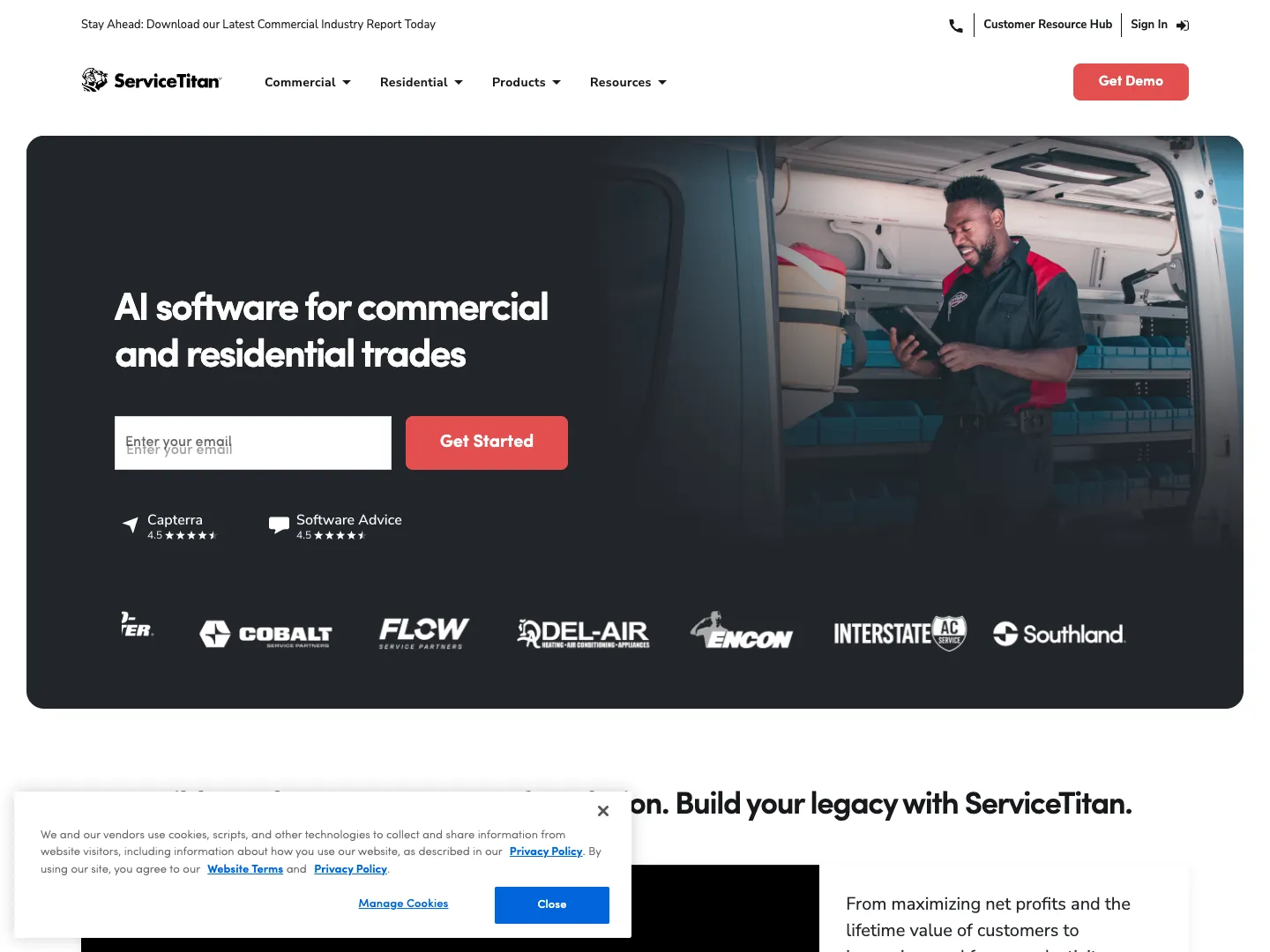 ServiceTitan website