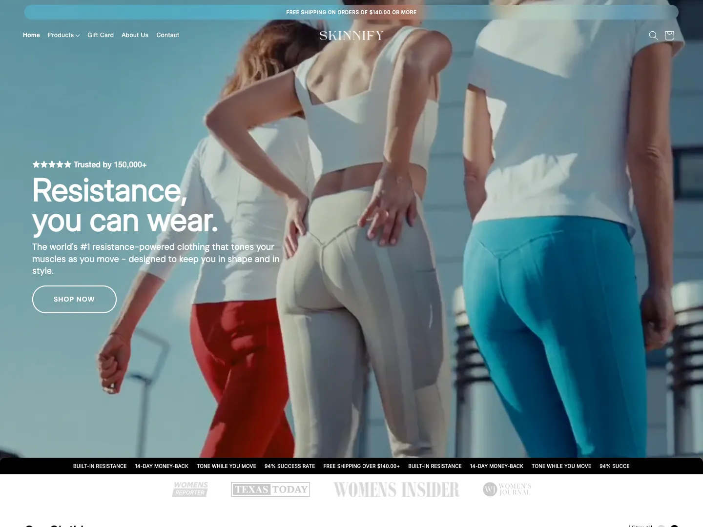 Skinnify website