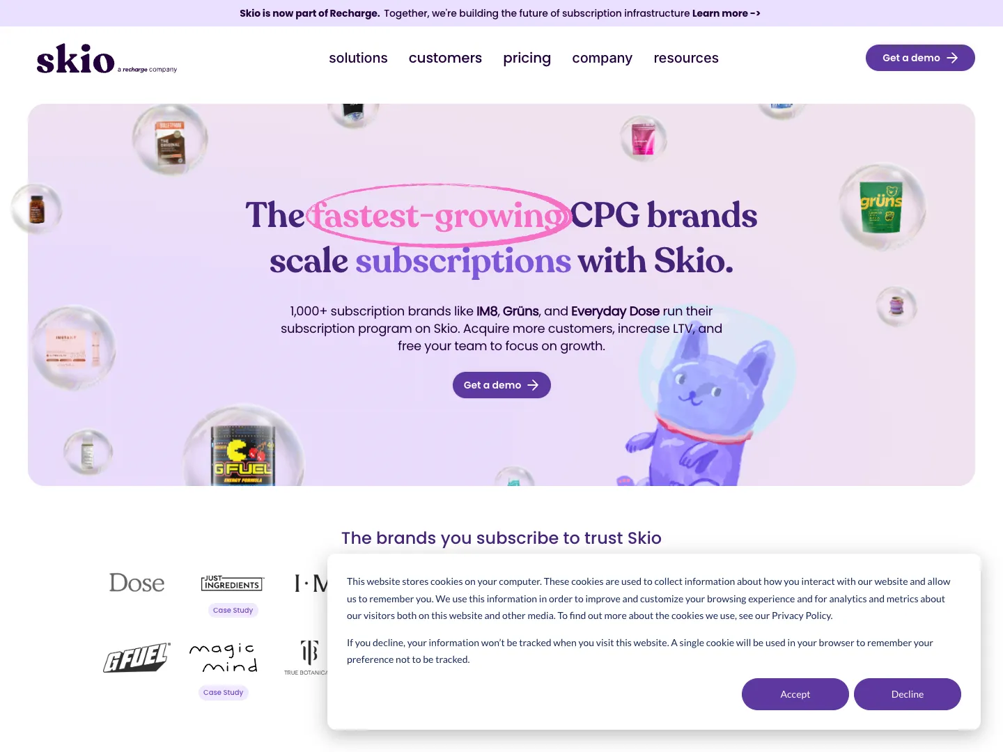Skio website