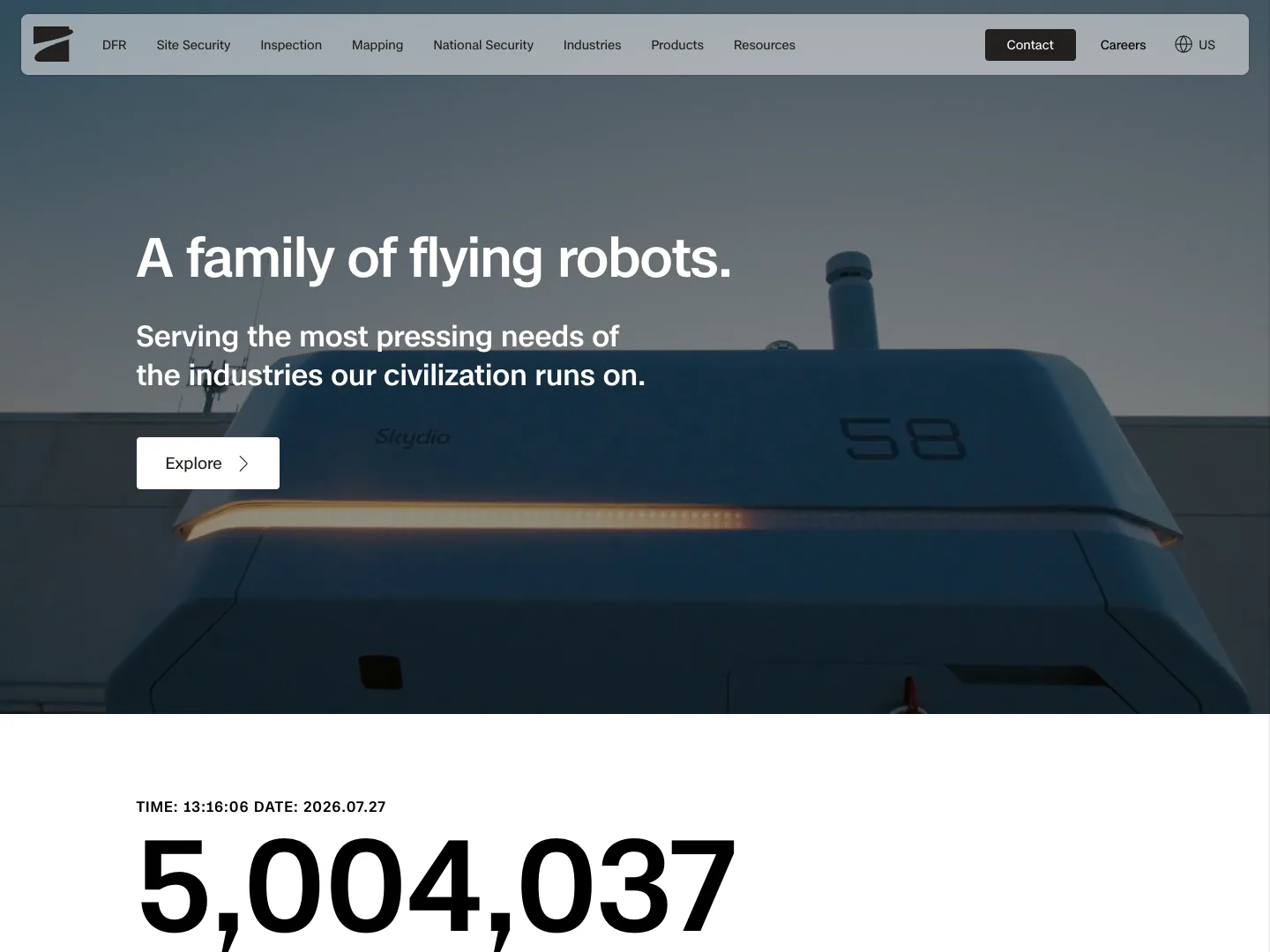 Skydio website