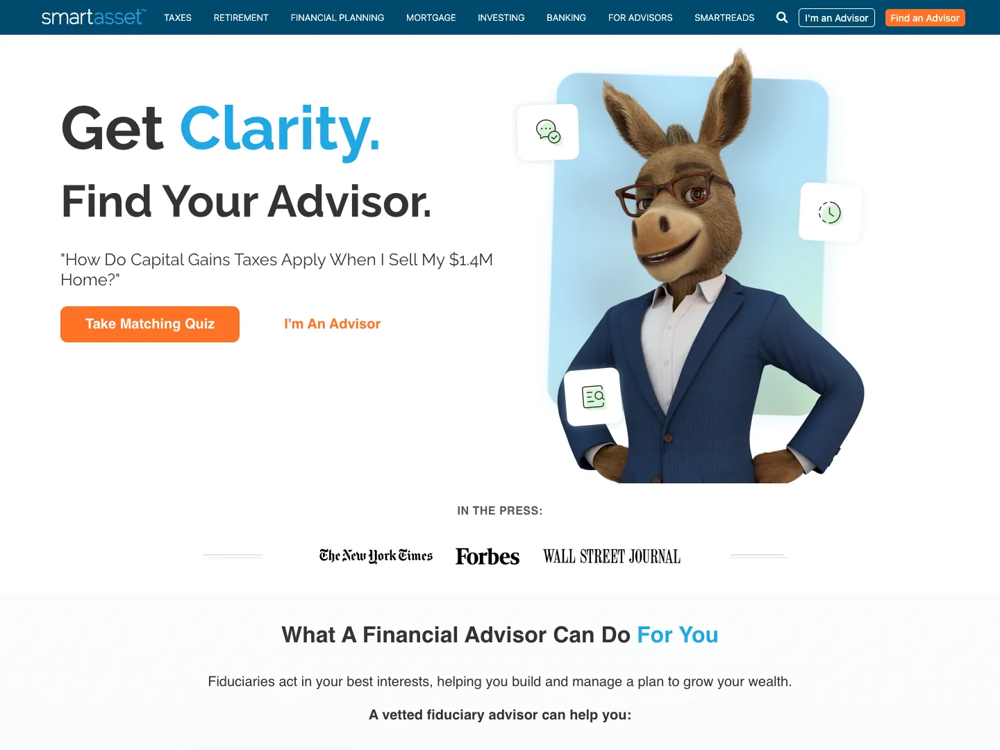SmartAsset website