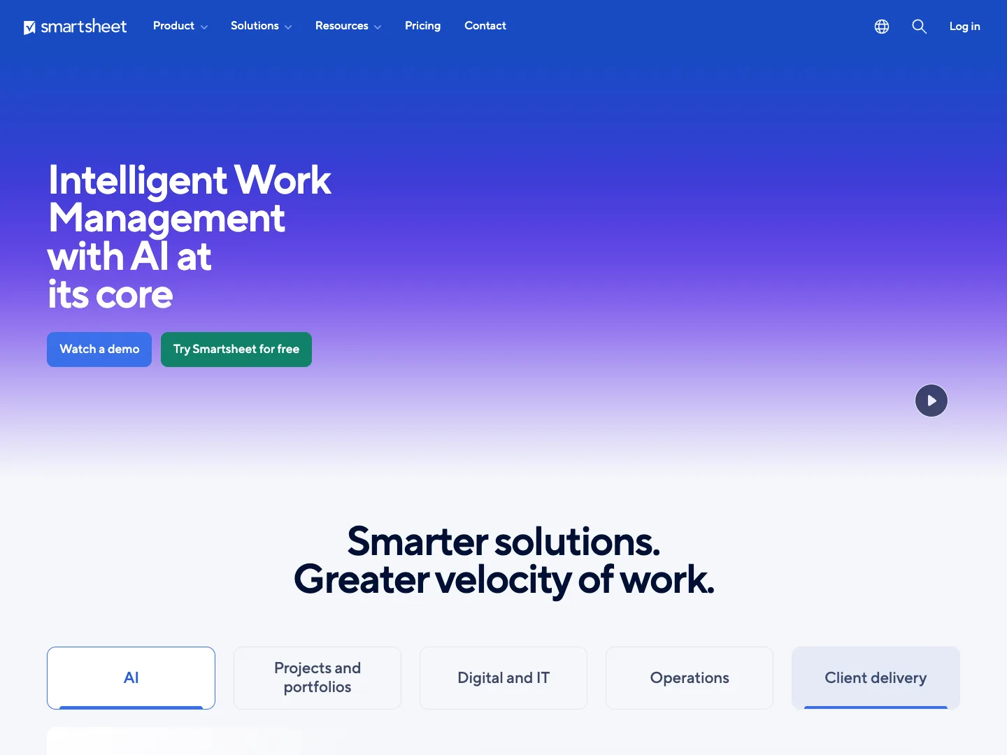 Smartsheet website