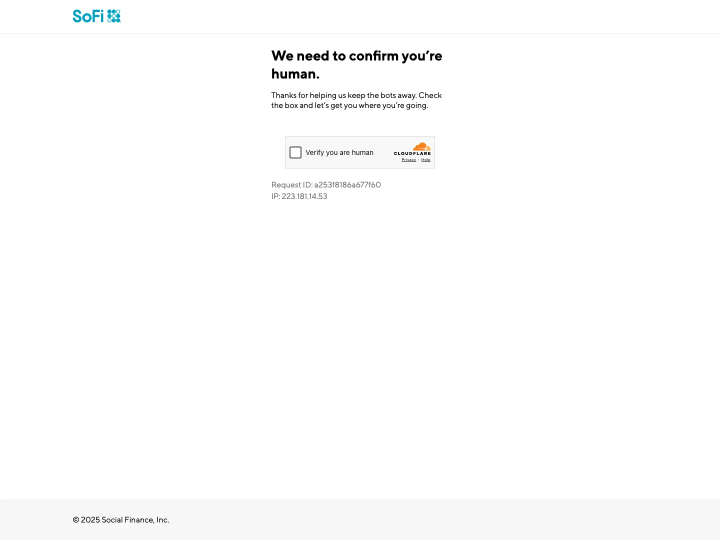 Sofi website