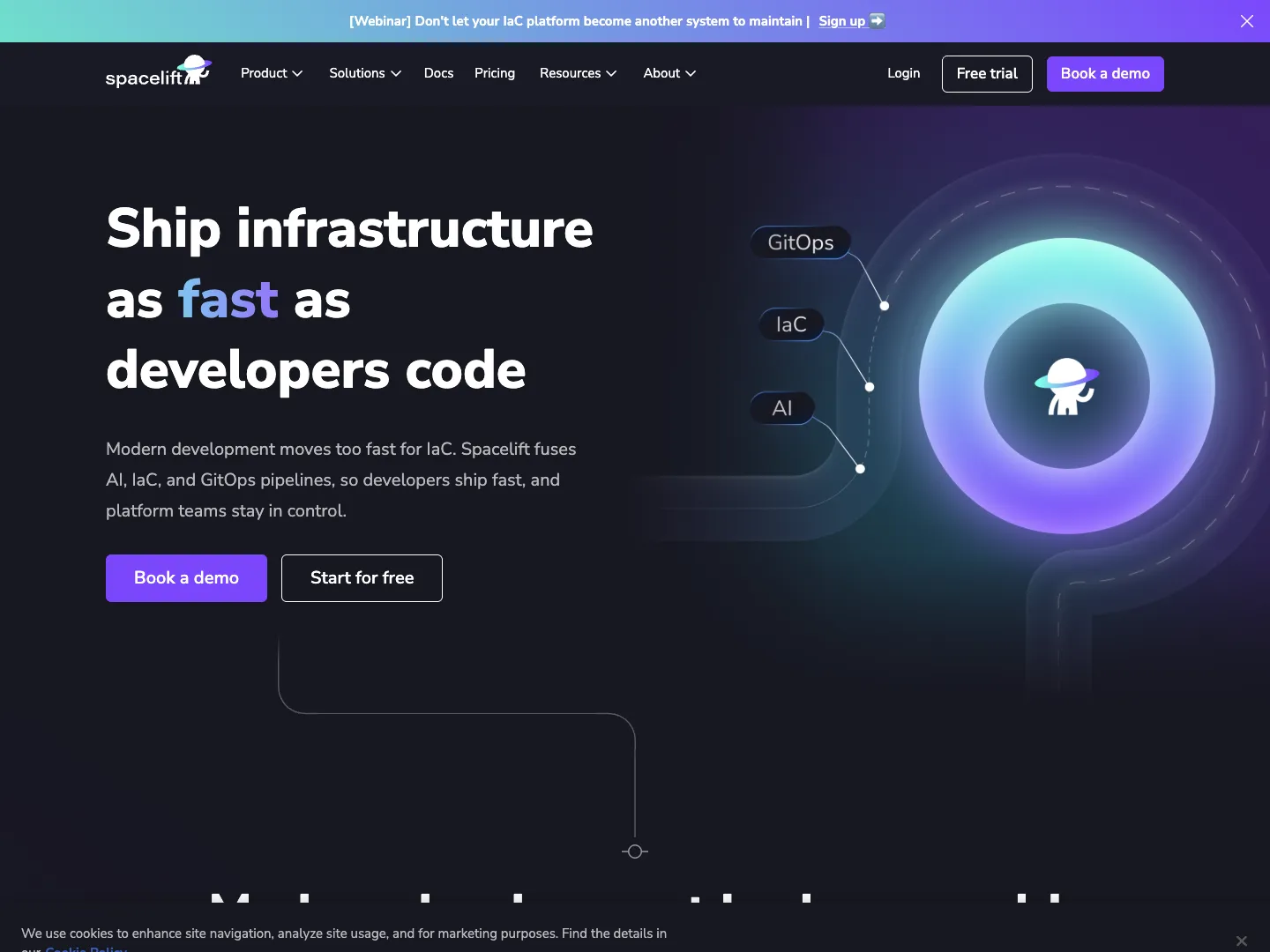 Spacelift website